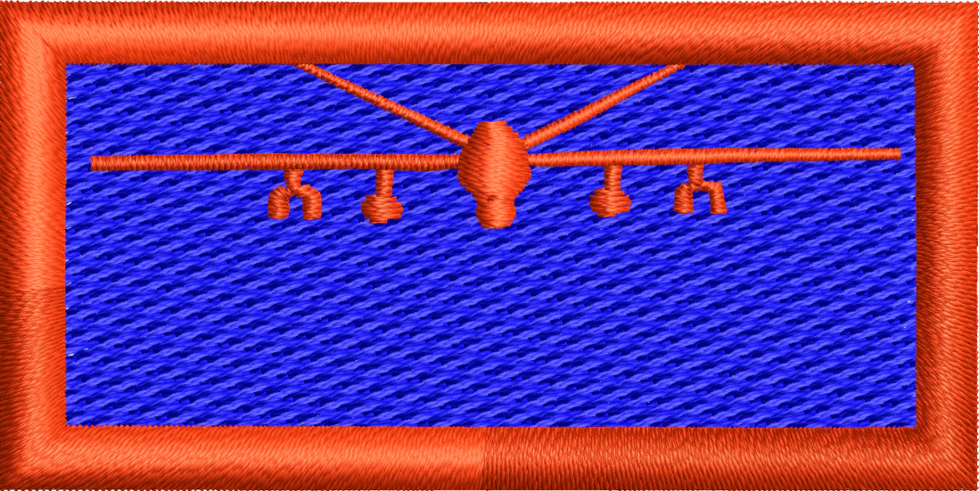 108 ATKS MQ-9  Custom Pencil Patch- Pen Tab