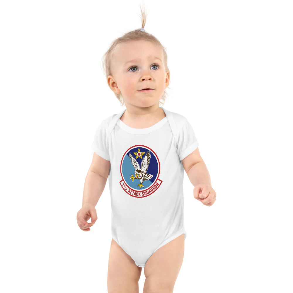 11th Attack Squadron Infant Bodysuit - Image 4