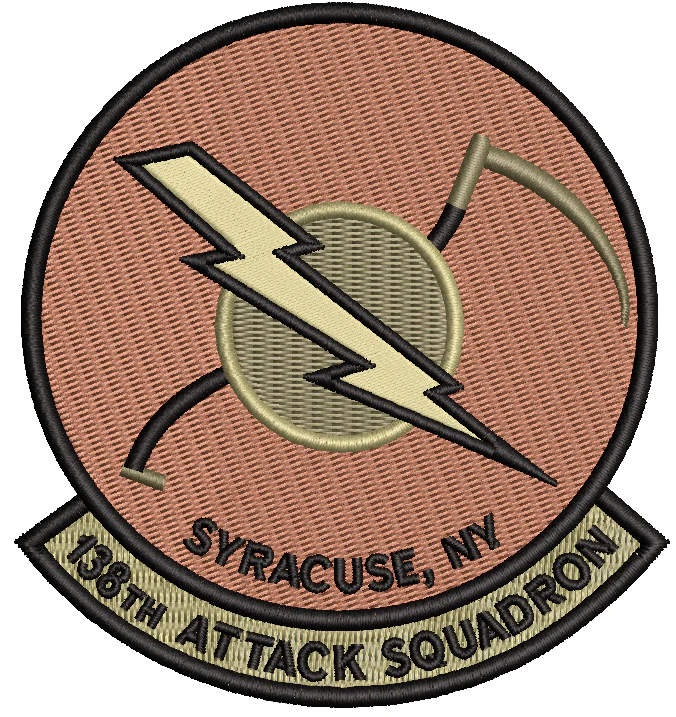 138th Attack Squadron Patch (NYANG) OCP (unofficial)