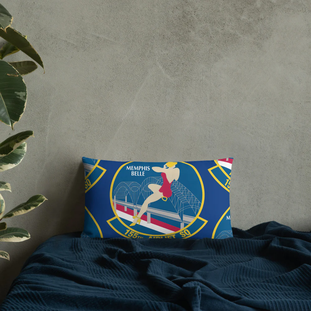 155th Airlift Squadron Premium Pillow - Image 15