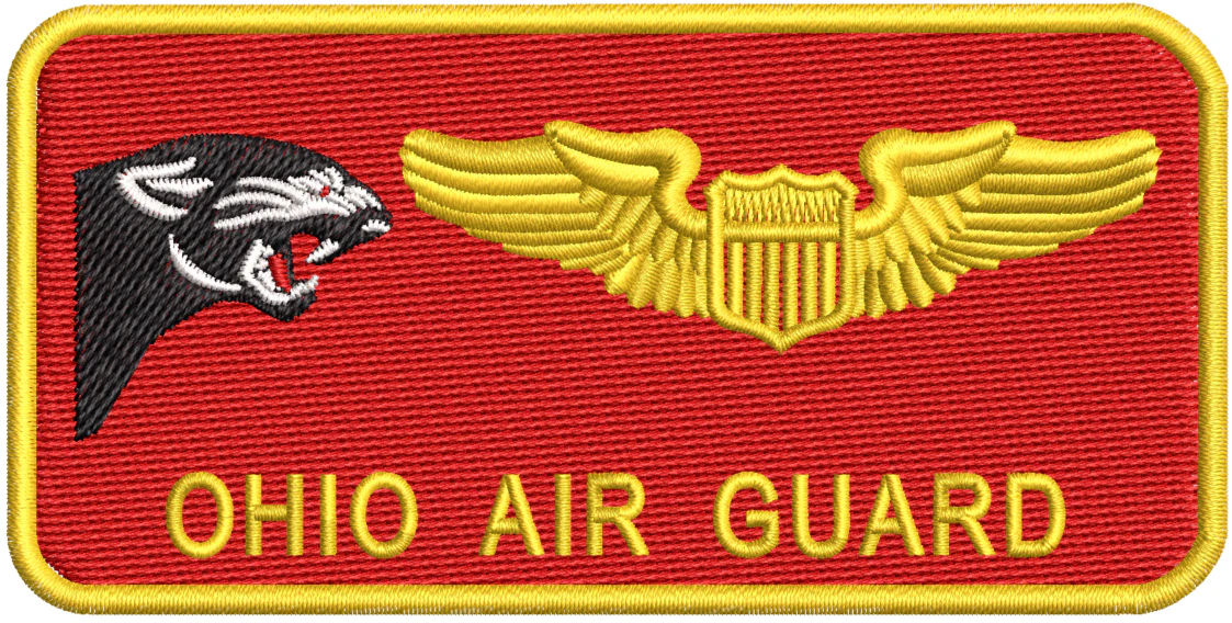 162d Attack Squadron Pilot Name Tag