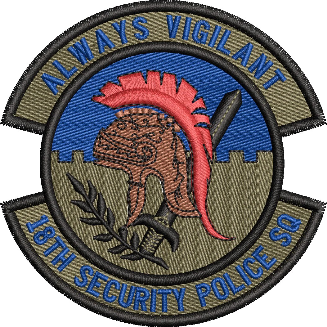 18th Security Police Sq - Always Vigilant - SUBDUED
