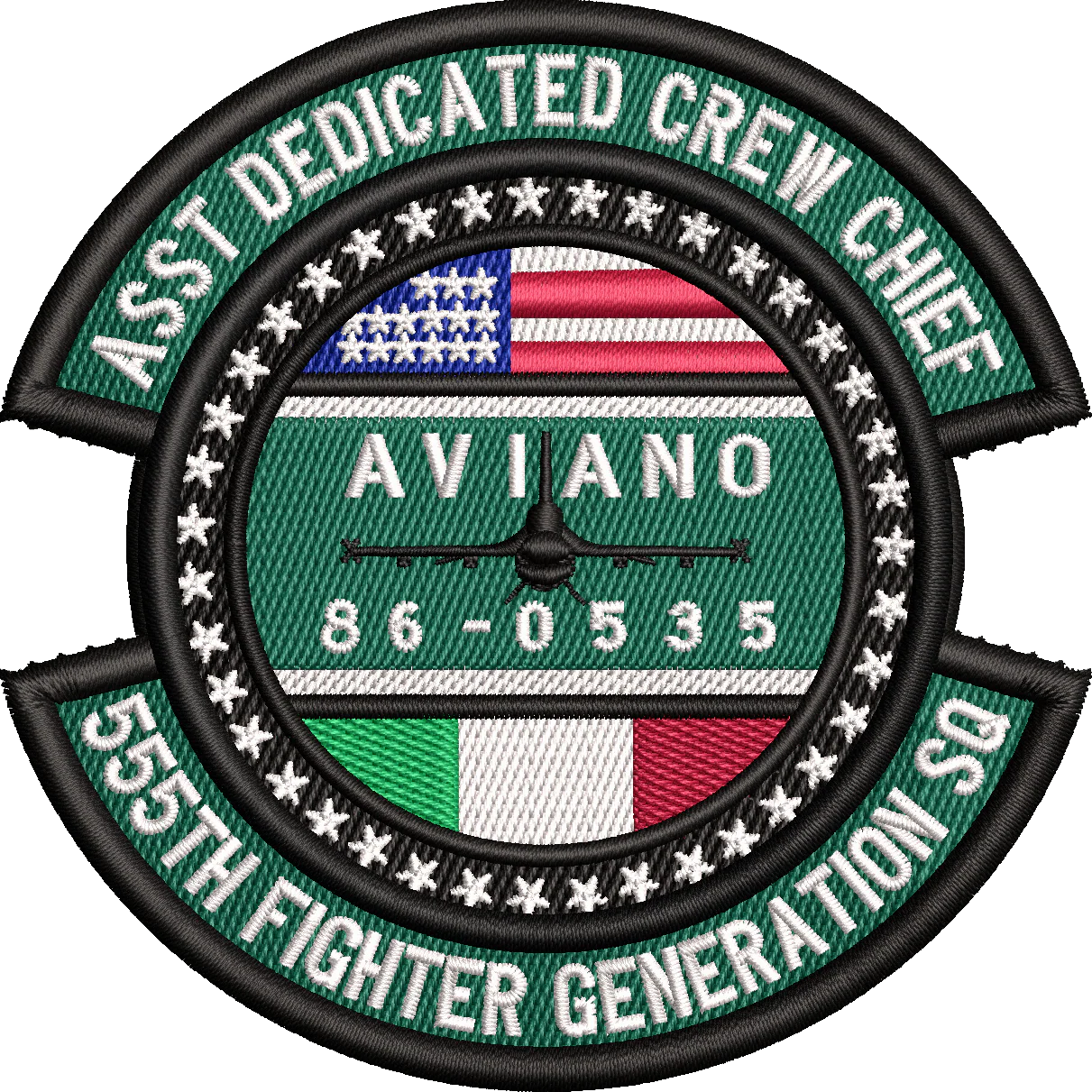 555th Fighter Generations SQ *ASST Dedicated Crew Chief*