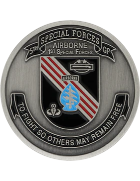 5th Special Forces Vietnam - Coin To Fight So Others May Remain Free