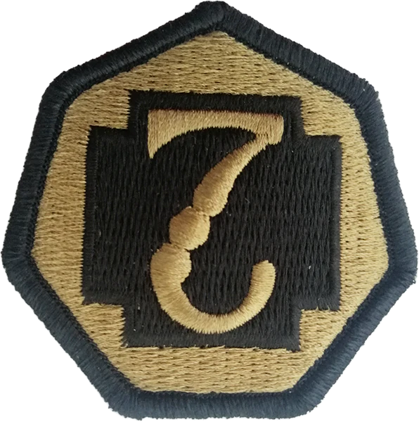 7th Medical Command OCP Patch with Fastener