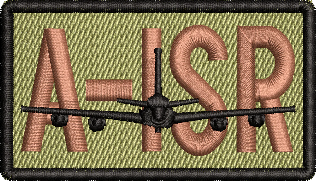 A-ISR - Duty Identifier Patch with RC-135 *BLACK BORDER*