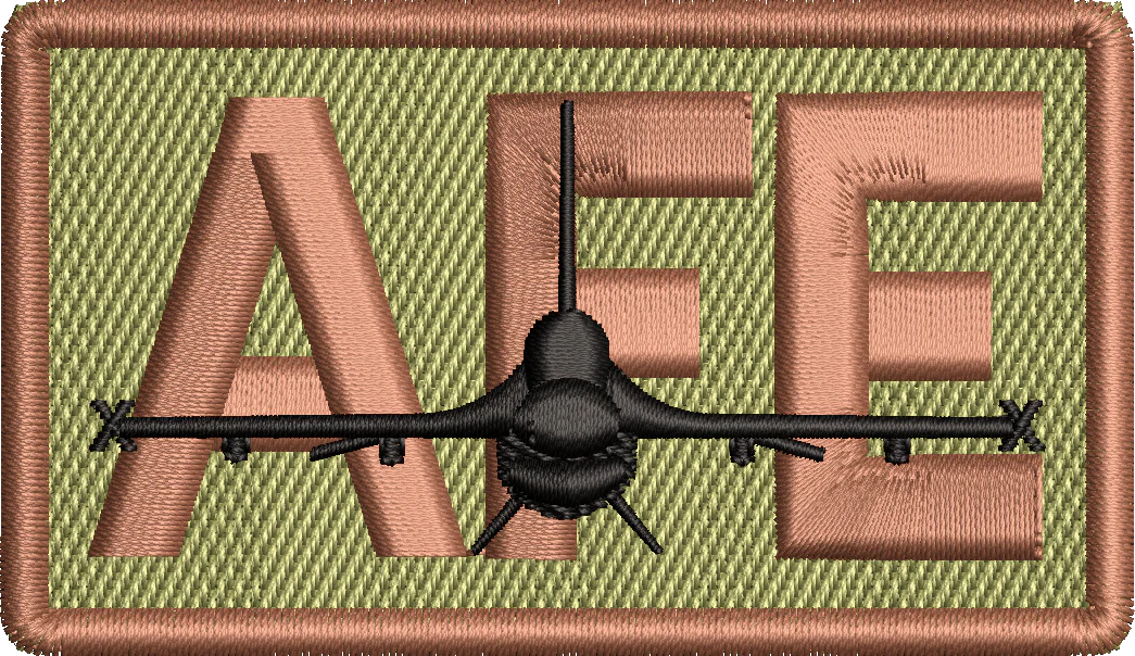 AFE- Duty Identifier Patch with F-16