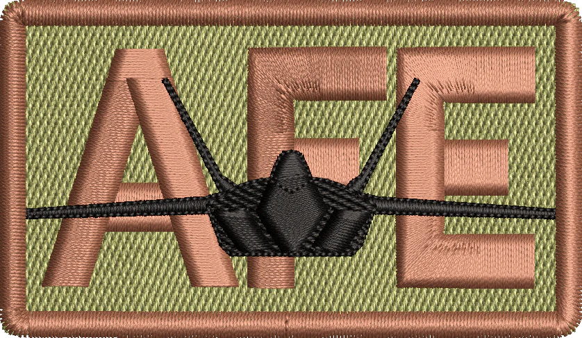 AFE - Duty Identifier Patch with F-22