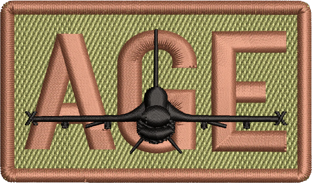 AGE - Duty Identifier Patch with F-16