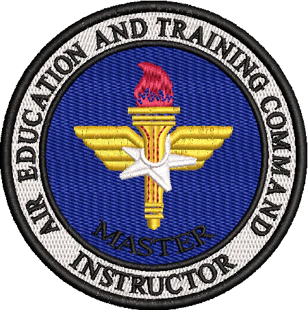 Air Education & Training Command (AETC) Master Instructor - LARGE- COLOR