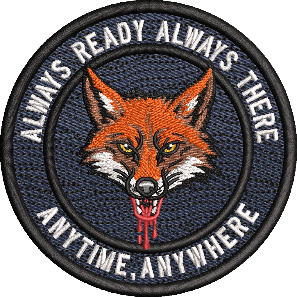 Always Ready, Always There - Any Time, Anywhere - Personalized patch