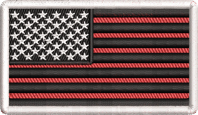 American Flag (RED AND BLACK)