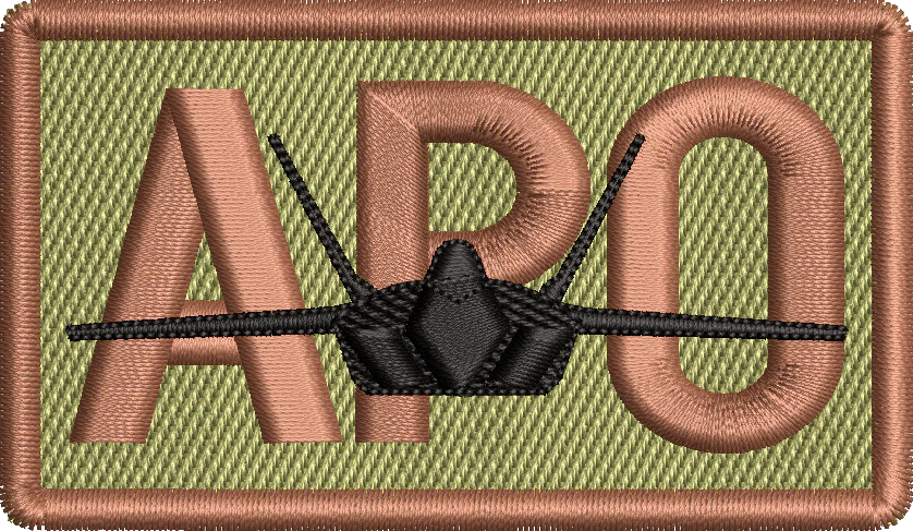 APO - Duty Identifier Patch with F-22
