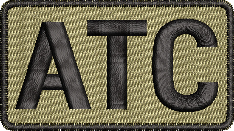 ATC - Duty Identifier Patch *BLACK BORDER/LETTERING*