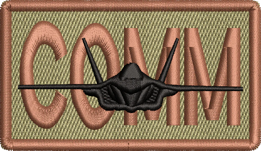 COMM - Duty Identifier Patch with F-35