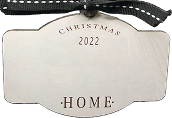 Custom Wooden Ornament 2022