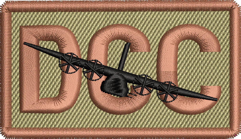 DCC - Duty Identifier Patch with C-130 (Banked)