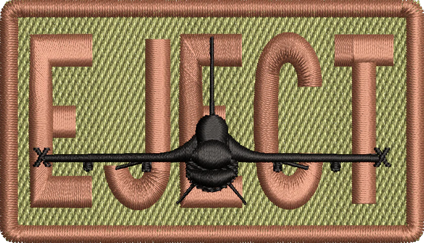EJECT - Duty Identifier Patch with F-16
