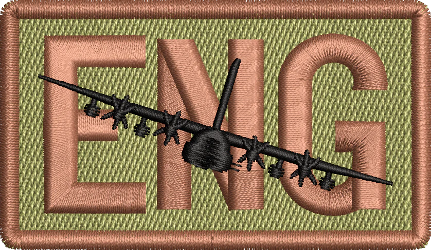 ENG - Duty Identifier Patch with AC-130J (Banked)