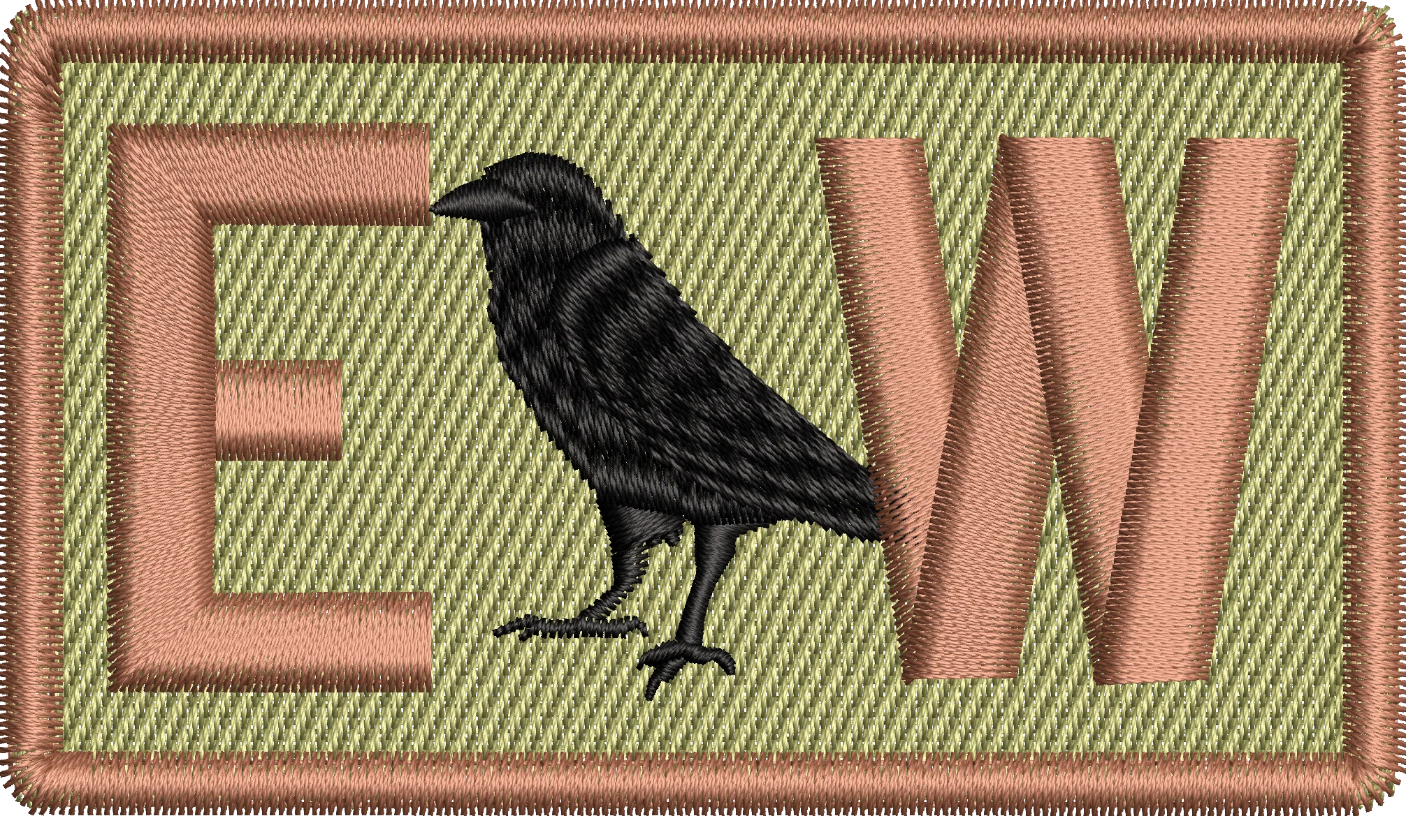 EW - Duty Identifier Patch with Black Raven