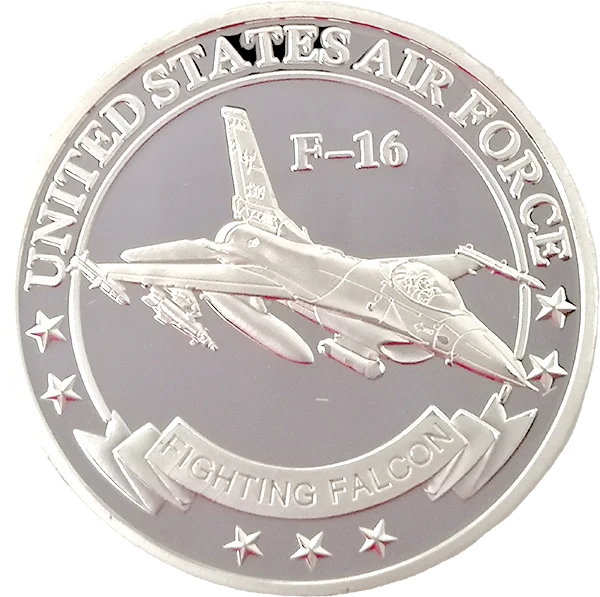 F-16 Fighting Falcon Color - Coin - Image 2