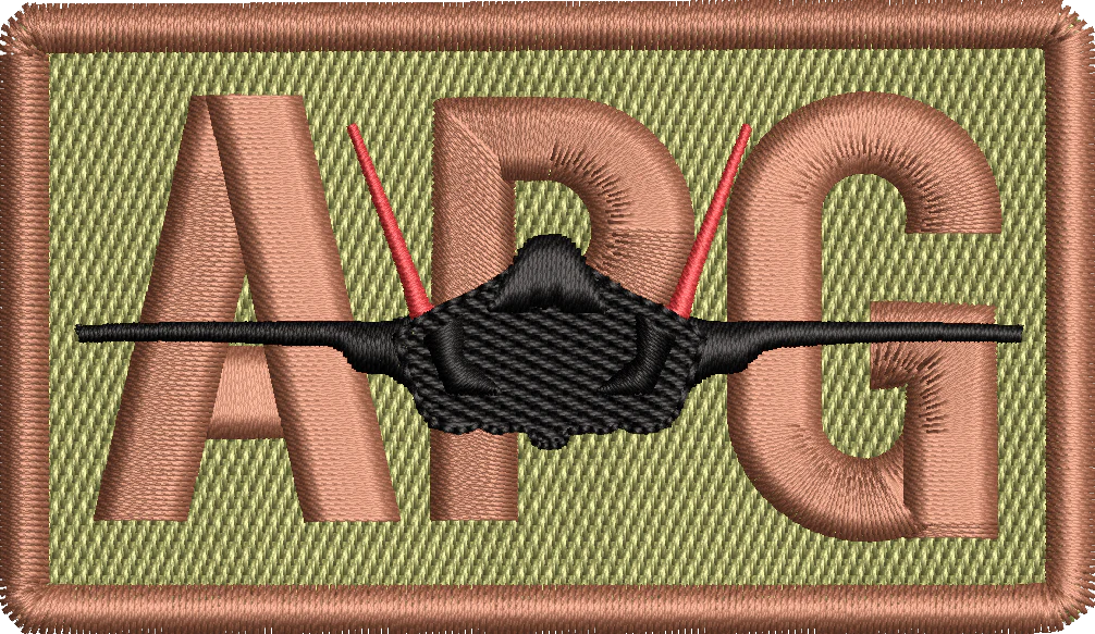 APG - Duty Identifier Patch with RED TAILS F-35