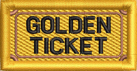 Golden Ticket - Pen Tab
