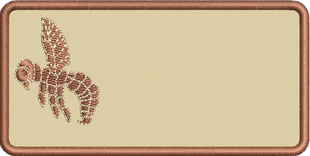 GREEN HORNET - Name Tag *DESERT