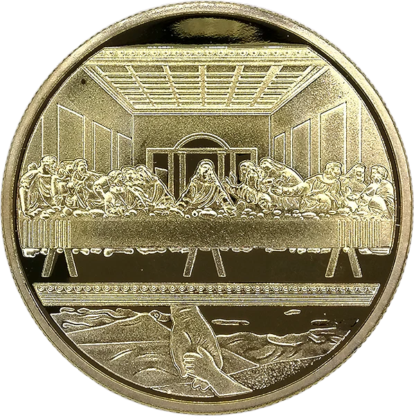 Jesus, Last Supper - Coin - Image 2