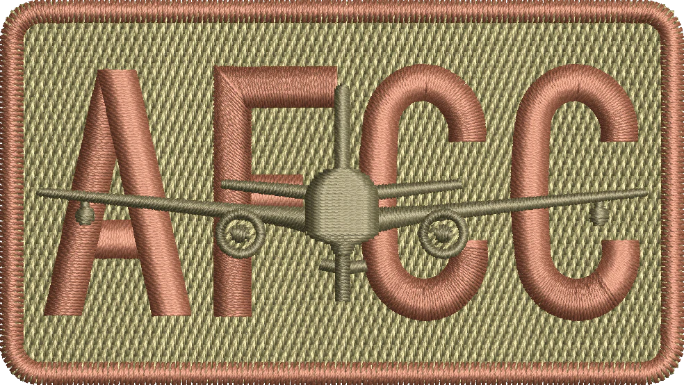 AFCC - Duty Identifier Patch with KC-46 Olive Drab