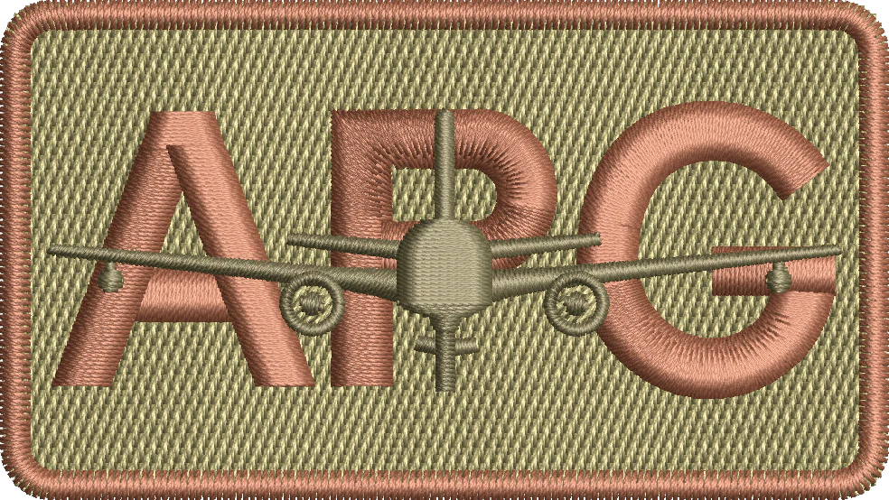 APG - Duty Identifier Patch with KC-46 in OLIVE DRAB