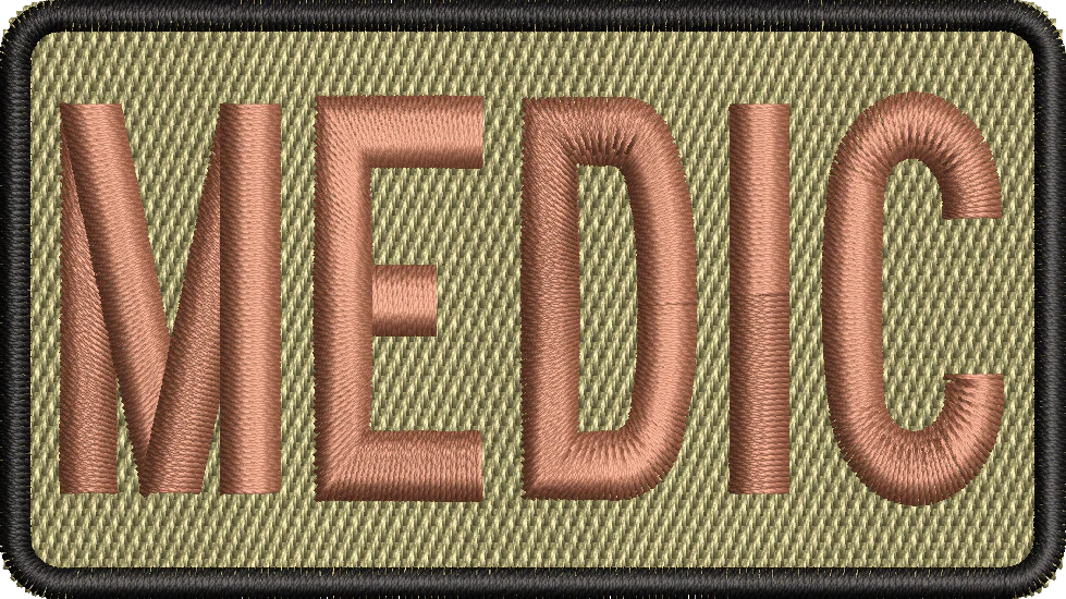 MEDIC- Duty Identifier Patch *BLACK BORDER