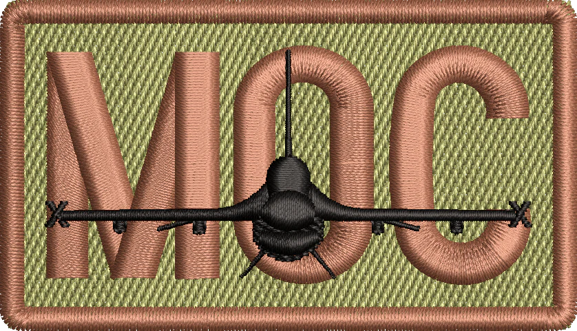 MOC - Duty Identifier Patch with F-16