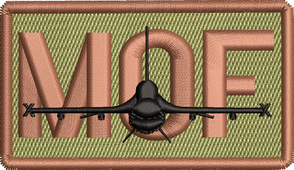 MOF - Duty Identifier Patch with F-16