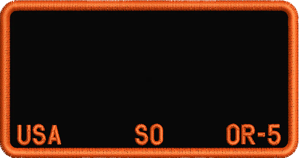 NATO Flight Suit Name Tag