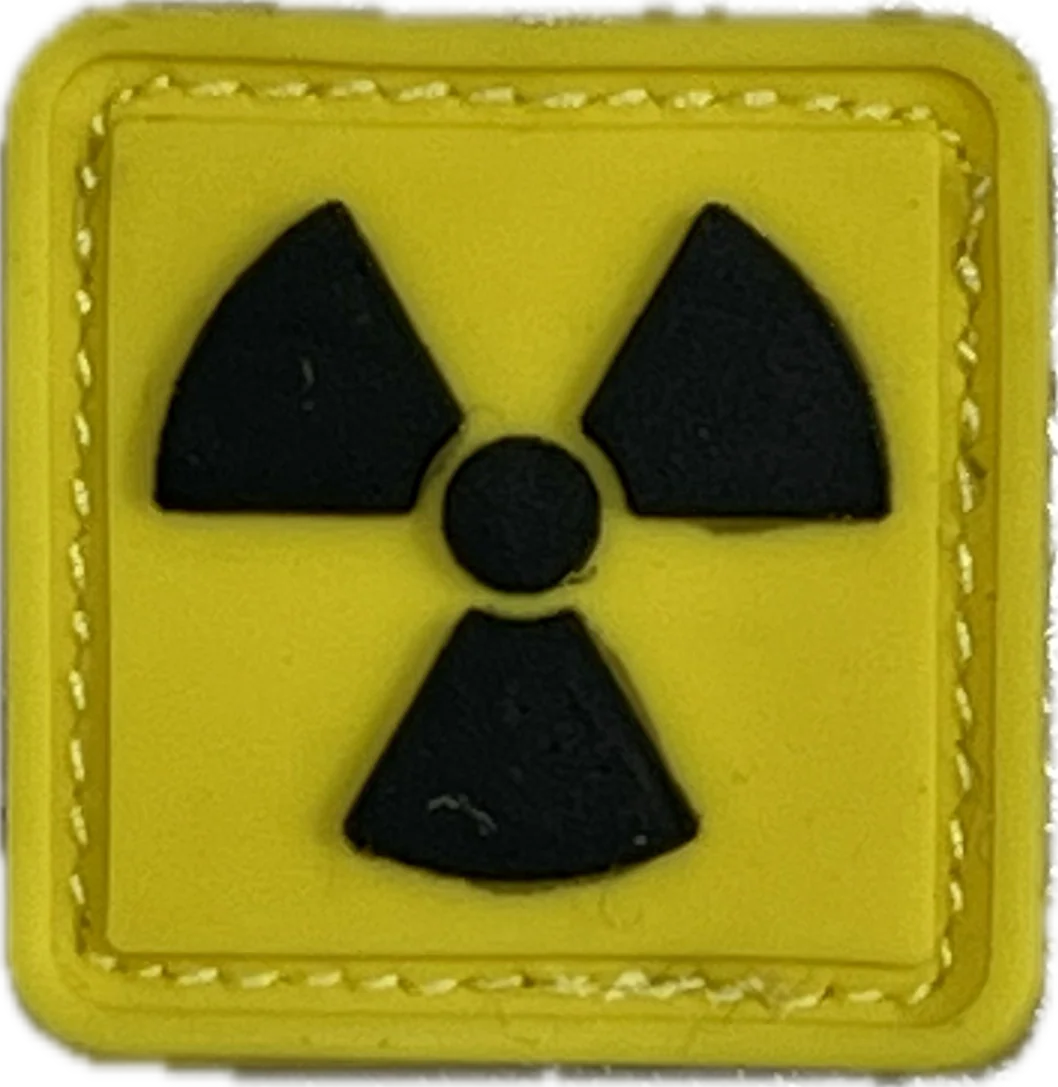 Nuclear Hazard  - Micro Tab - Yellow PVC