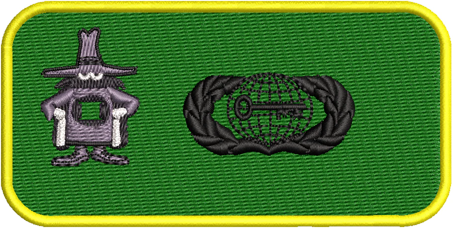 Officer Intel Friday Name Tag - 19th Weapons Squadron