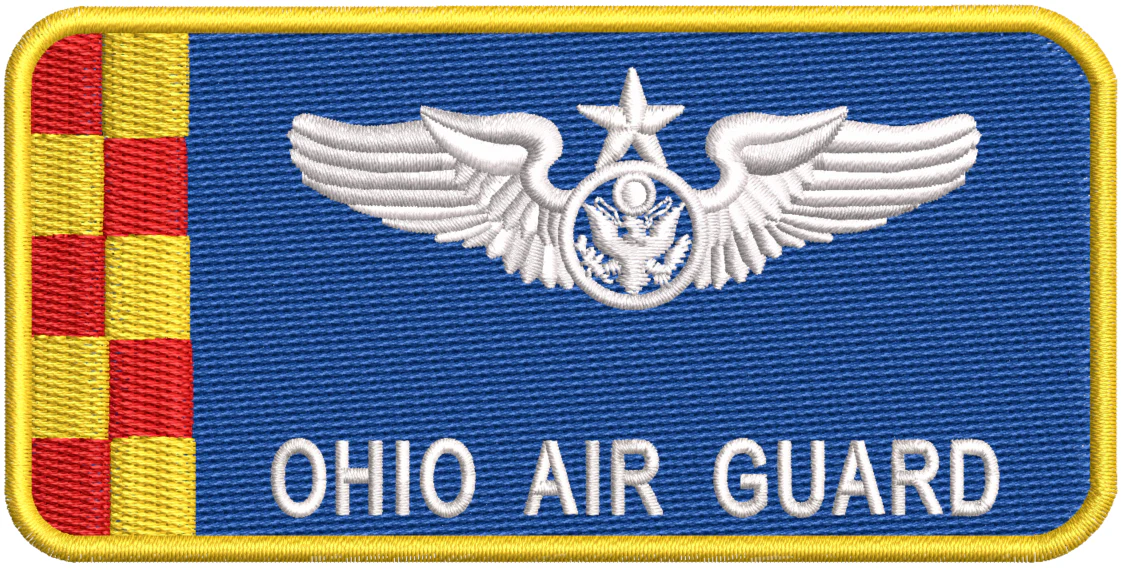 Ohio Air Guard Blue Sensor Name Tag - Image 2