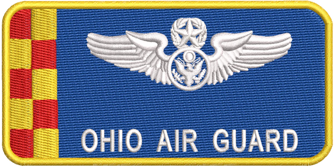 Ohio Air Guard Blue Sensor Name Tag - Image 3