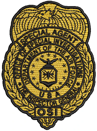 OSI Badge Patch *AF Yellow*