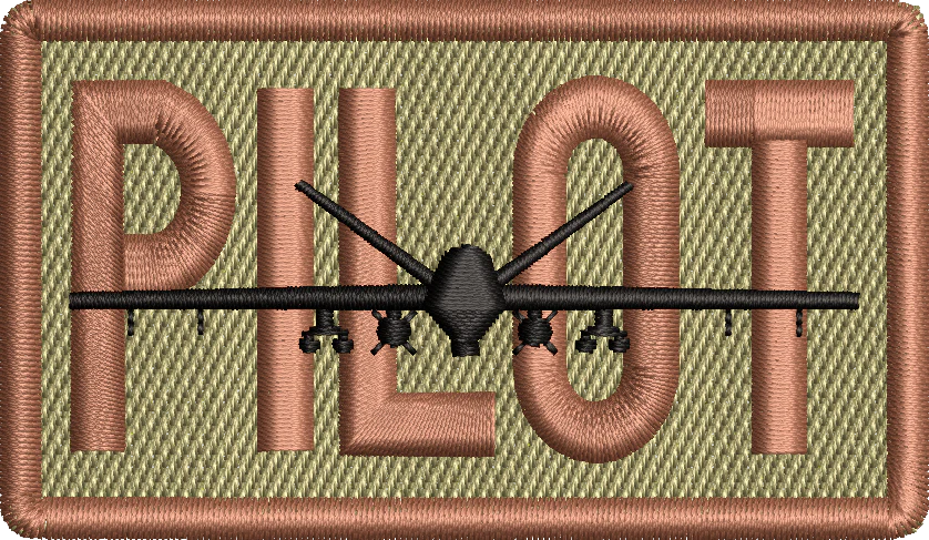 PILOT - Duty Identifier Patch with MQ-9