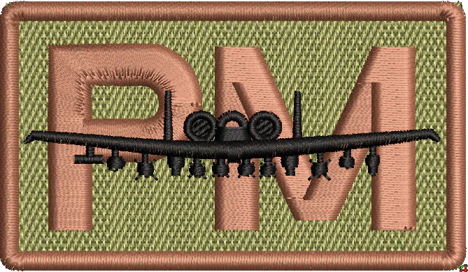 PM- Duty Identifier Patch with A-10