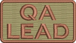 QA LEAD - Duty Identifier Patch