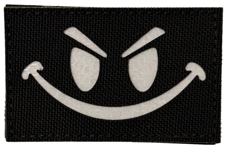 Smiley Face - Reflective Patch