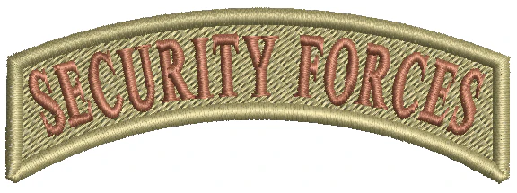 Security Forces - Rocker Tab