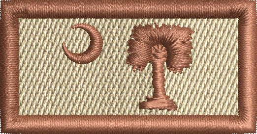 South Carolina State Flag - Pen Tab (DESERT)