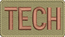 TECH- Duty Identifier Patch (w/ Bagby Border)