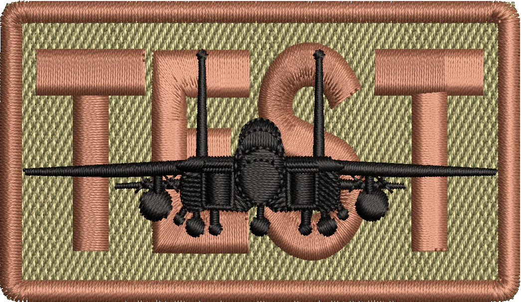 TEST - Duty Identifier Patch with F-15