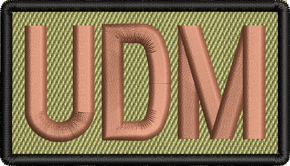 UDM - Duty Identifier Patch with Black Border