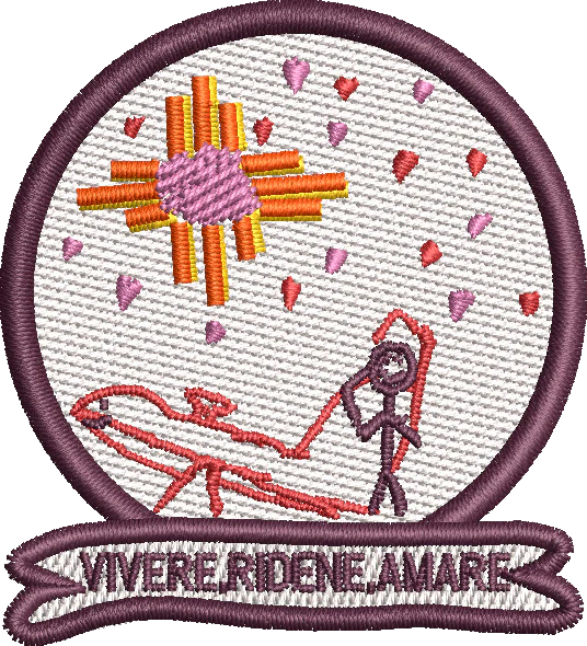 Vivere, Ridene, Amare - Custom patch